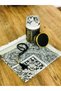 Gift Dowry Luxury Prayer Rug Set Black-gold