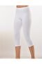 Women's Knee Length Cotton Thin Leggings - 2