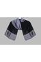 Silk Double Color Shawl - Grey-Black