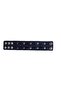 Genuine Leather Bracelet with Spike Stud Detail - 3