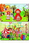 Wooden 24 Piece Educational 2 Piece Jigsaw Puzzle Set