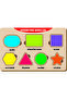 Wooden Find and Plug Educational 2 Piece Jigsaw Puzzle Set - 3