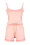 Powder Piping Detailed Rope Strap Viscose Knitted Pajama Set THMSS24PT00004 - 7