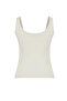 Taş Fitted/Vücuda Oturan Havuz Yaka Fitilli Esnek  Örme Atlet TWOSS22AL0042 - 8