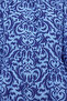 Cobalt Blue Patterned Half Placket Wide Fit Cotton Woven Dress TCTSS23EB00222 - 5