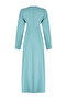 Khaki Double Breasted Collar Woven Satin Evening Dress TCTSS24DB00046 - 8