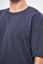 Basic Füme Oversize Tişört - 7