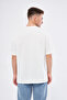 Basic Krem Beyaz Oversize Tişört - 7