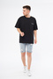 Basic Siyah Oversize Tişört