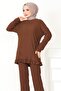 Fernur Brown 516 - Frilly Double Set - 2