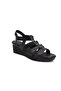 (Mavişim) Poly Light Sole Elastic Troc Detailed Women's Sandals BLACK - 4