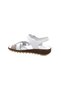 (Clavi) Genuine Genuine Leather Poly Light Sole Stitched Casual Women's Comfort Sandals WHITE - 3
