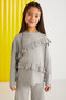 LILIANA-GRM24045 34% polyester 28% viscon 33% cotton 5%elastne women's long sleeves blouse and pantalon