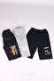 3-Piece Boy Print Detailed Pocket Shorts/Capri