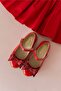 Linda-double Bow Red Vegan Girl's Ballerinas - 6