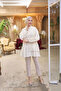 1376 Pearl Buttoned Lace Shirt Cream - 3