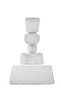 3-Piece Toilet Seat Set Bathroom Rug Mat Set 60X90 Light Gray - 2