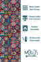 الأناضول 10 منقوشة من جلد الغزال غرفة المعيشة غرفة المعيشة خلفية الستار المطبوعة اكسترافور الرباط 2 الجناح PRD-1101 - 6