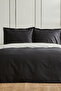 Cool Touch Strip King Personality Duvet Cover Set Black - 2
