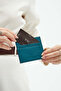 Unisex Genuine Leather Jean Card Holder - 3