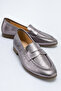 Genuine Leather Platinum Women's Ballerinas - 5