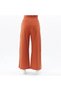 Cinnamon Color Women's Oversize Trousers - Wide Leg - 5