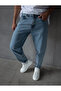 Men's Blue Jeans Baggy Pants - 3