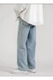 Men's Baggy Ice Blue Jeans Denim Jeans - 2