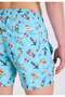 Blue Pool Printed Regular Fit Men's Swim Shorts WMICON - 2