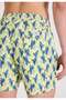 Green Parrot Printed Regular Fit Men's Swim Shorts WMANIMAL - 2