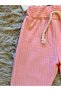 Gofre fabric trousers tunic girls summer 2-piece set - 3