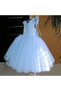 Helsinki Pearl Detailed American Satin Girls' Evening Dress - Girls' Dress - 4