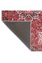 Traditional and Geometric Decorative Woven Base Carpet in Red and White Colors Miravip16 - 5