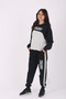 Buseyiz Black printed garniated and hooded Tracksuit Set for girls - 6