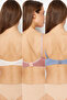 Brown-Multicolor 3-Pack Micro String Strap Padded/Push-Up Knitted Bra Thmss24Su00053 - 2