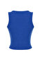Cobalt Blue Cut Out Detailed Crew Neck Knitted Tank Top TWOSS24AL00043 - 8