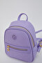 Lavender Print Women's Backpack 05Po24Y1831 - 2