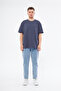 Basic Füme Oversize Tişört