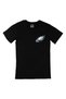 Philadelphia Eagles Black T-Shirt with Pocket Logo Design