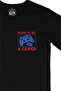 Red To Be A Gamer Black T-Shirt with Pocket Logo Design - 2