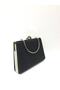 Black Color Silvery Glamorous Evening Dress Portfolio Clutch Women's Bag New Season - 8
