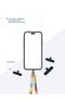 Lotus Colored 110 cm Drawstring Fabric Phone Strap with Neck Strap Compatible with All Phones - 5