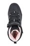 29194 Velcro High Top Black - Salmon Pink Girl's Sneaker Casual Sneakers - 7