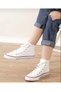 Cnv Unisex Long White Linen Sports Shoes