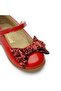 Linda-double Bow Red Vegan Girl's Ballerinas - 3