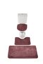 3-Piece Toilet Seat Set Bathroom Rug Mat Set 60X90 DAMSON - 2