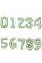 Best 1 Water Green Color Number Foil Balloon 76 cm - 2