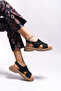 Rhehihe Women's Sandals0012201 Black Jeans - 4