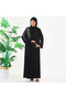 Quality Luxury Abaya Dubai Silk Fabric Hand Embroidered Lace Arabic Exclusive Feraje Abaya - 2