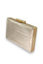 Gold Gold Color Imported Laser Patterned Striped Evening Dress Evening Bag Engagement Wedding Invitation Prom - 2